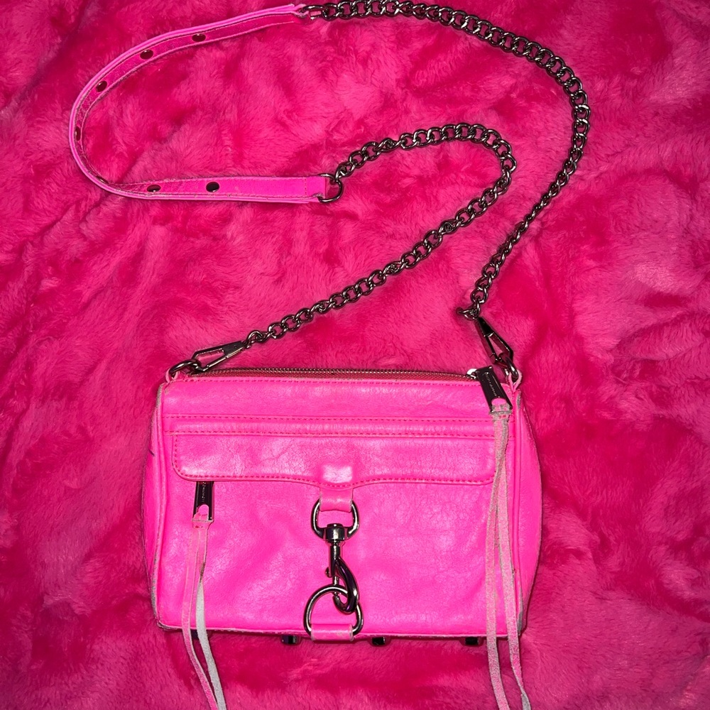 Hot pink Rebecca Minkoff Mini MAC